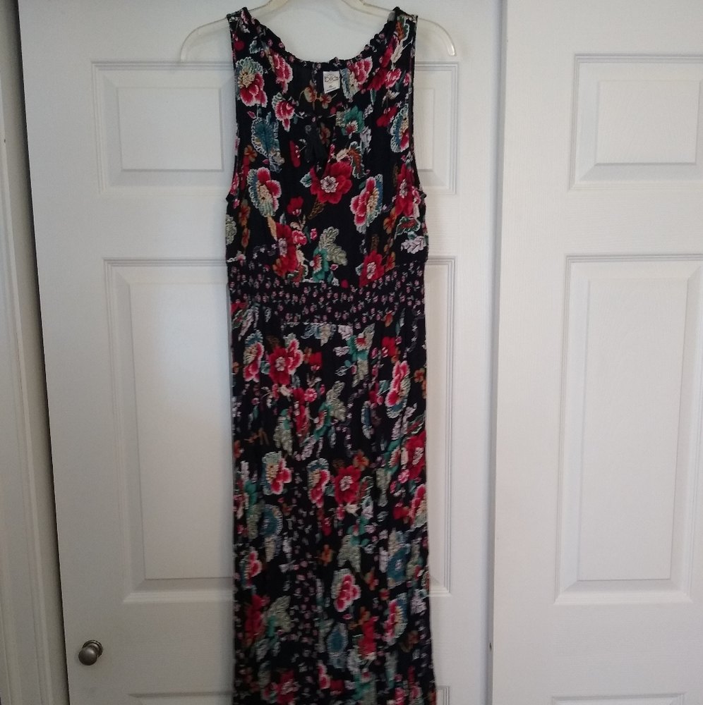 Women's long jumper maxi dress